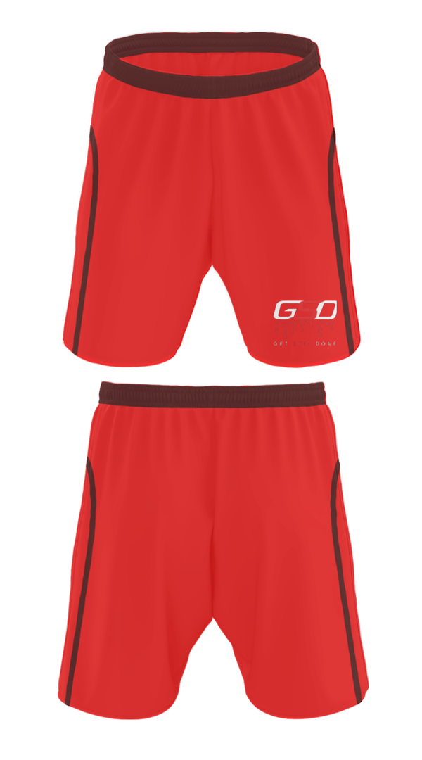 Athletic Shorts With Pockets, GetShitDone, E-Sports, Teamtime, Team time, sublimation, custom sports apparel, team uniforms, spirit wear, spiritwear, sports uniforms, custom shirts, team store, custom team store, fundraiser sports, apparel fundraiser