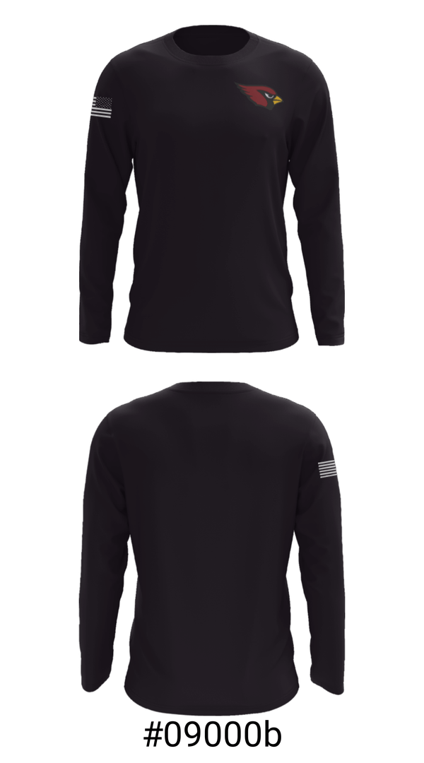 Long Sleeve Performance Shirt, Orchard View High School Basketball, Men's Basketball, Teamtime, Team time, sublimation, custom sports apparel, team uniforms, spirit wear, spiritwear, sports uniforms, custom shirts, team store, custom team store, fundraiser sports, apparel fundraiser