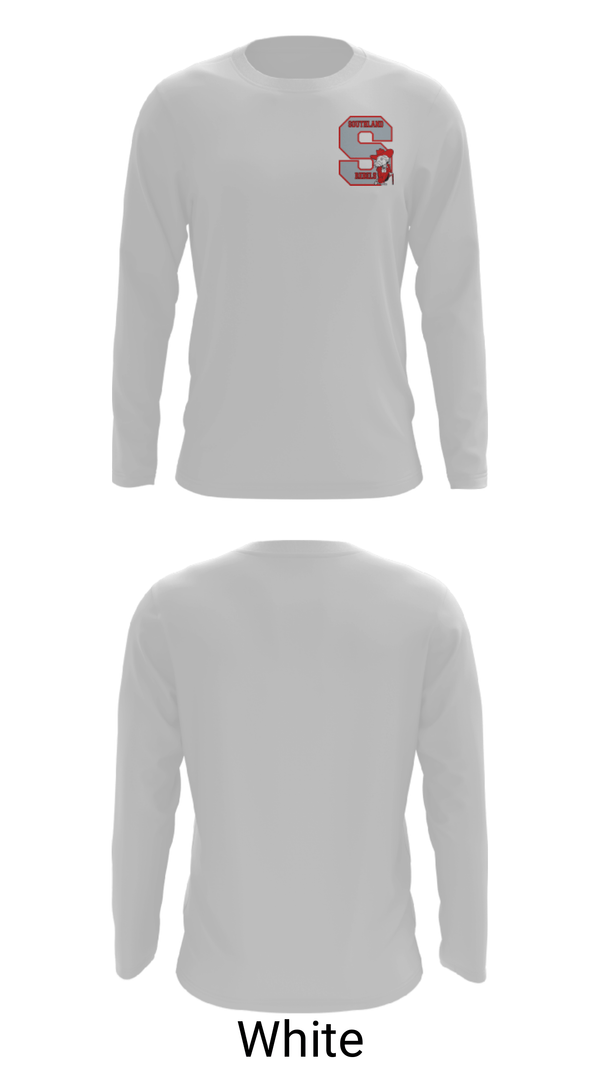 Long Sleeve Performance Shirt, Southland Junior High School Basketball, Men's Basketball, Teamtime, Team time, sublimation, custom sports apparel, team uniforms, spirit wear, spiritwear, sports uniforms, custom shirts, team store, custom team store, fundraiser sports, apparel fundraiser