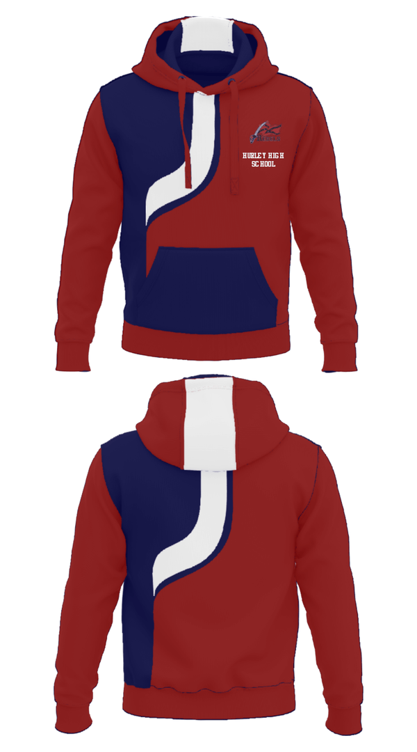 Hoodie, Hurley High school, Spirit Store, Teamtime, Team time, sublimation, custom sports apparel, team uniforms, spirit wear, spiritwear, sports uniforms, custom shirts, team store, custom team store, fundraiser sports, apparel fundraiser
