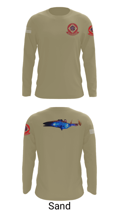 Diamond Backs VFA-102 23463151 Long Sleeve Performance Shirt - 43