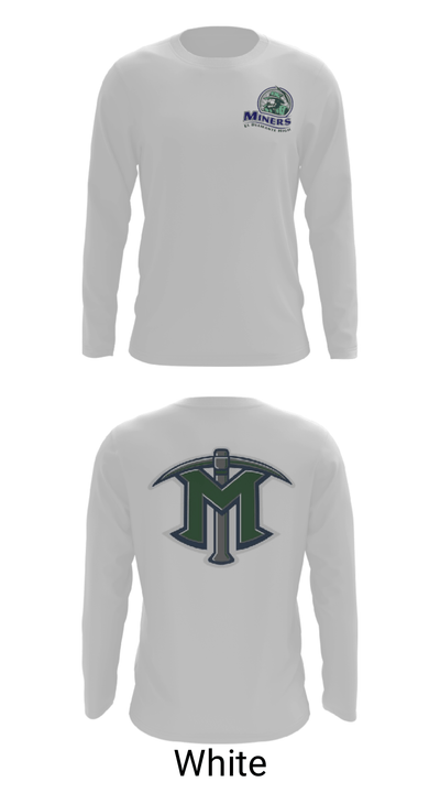 El Diamante High School Basketball 57210658 Long Sleeve Performance Shirt - 4