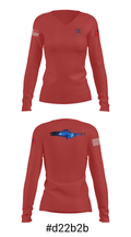 Diamond Backs VFA-102 23463151 Women's Long Sleeve V-neck Shirt - 7