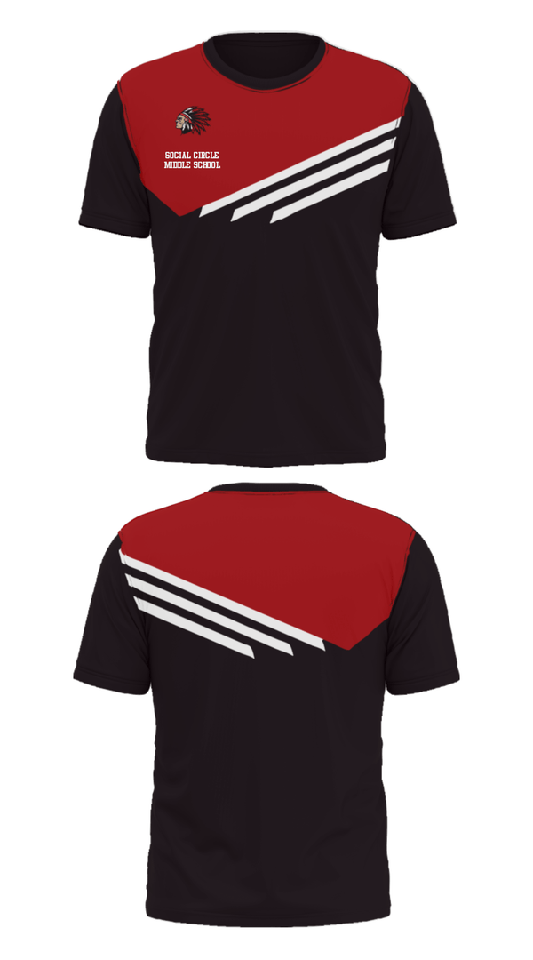 Short Sleeve Performance Shirt, Social Circle Middle School, Spirit Store, Teamtime, Team time, sublimation, custom sports apparel, team uniforms, spirit wear, spiritwear, sports uniforms, custom shirts, team store, custom team store, fundraiser sports, apparel fundraiser