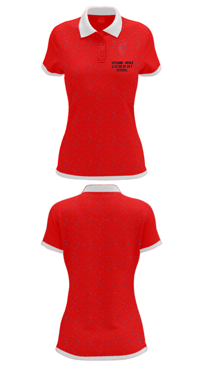 Wyoming Indian Elementary School 82749116 Women's Short Sleeve Performance Polo  - 32