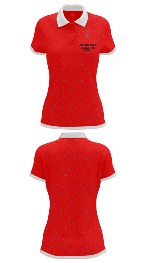 Women's Short Sleeve Performance Polo, Wyoming Indian Elementary School, Spirit Store, Teamtime, Team time, sublimation, custom sports apparel, team uniforms, spirit wear, spiritwear, sports uniforms, custom shirts, team store, custom team store, fundraiser sports, apparel fundraiser