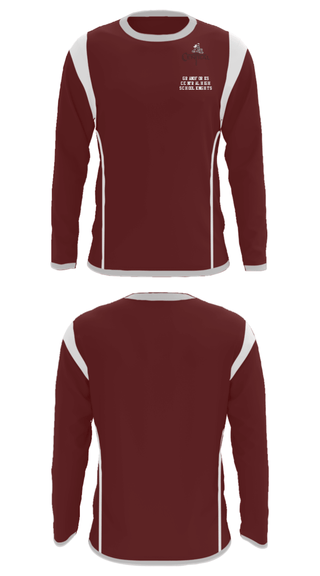 Long Sleeve Performance Shirt, Grand Forks Central High School Knights, Spirit Store, Teamtime, Team time, sublimation, custom sports apparel, team uniforms, spirit wear, spiritwear, sports uniforms, custom shirts, team store, custom team store, fundraiser sports, apparel fundraiser