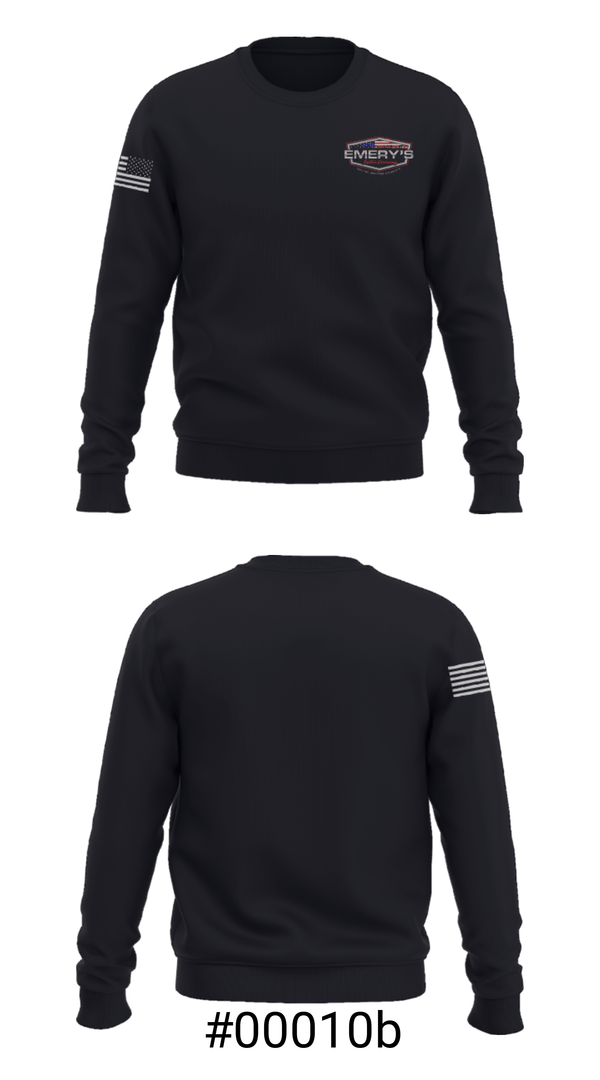 Crew Neck Sweatshirt, Emery’s Gutter Cleaning, , Teamtime, Team time, sublimation, custom sports apparel, team uniforms, spirit wear, spiritwear, sports uniforms, custom shirts, team store, custom team store, fundraiser sports, apparel fundraiser