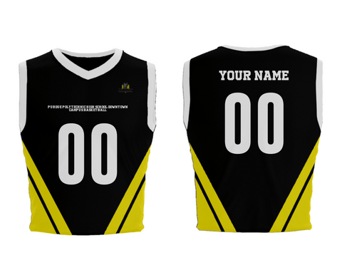 Mens Basketball Jersey, Purdue Polytechnic High School-Downtown Campus Basketball, Women's Basketball, Teamtime, Team time, sublimation, custom sports apparel, team uniforms, spirit wear, spiritwear, sports uniforms, custom shirts, team store, custom team store, fundraiser sports, apparel fundraiser