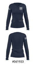 Garrett Junior High School 2206469 Women's Long Sleeve V-neck Shirt - 20