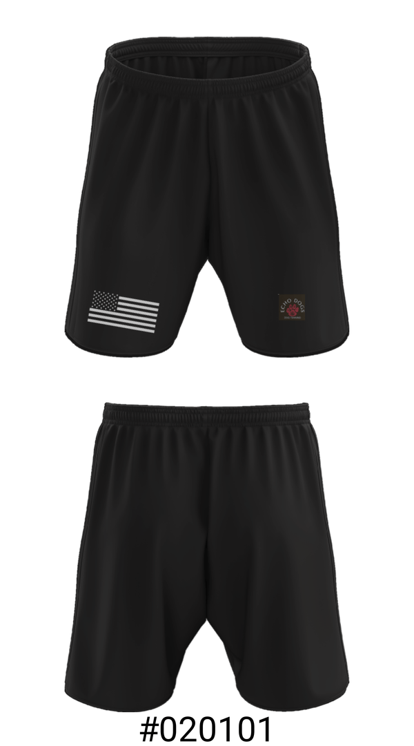 Athletic Shorts With Pockets, Echo Dogs dog training, , Teamtime, Team time, sublimation, custom sports apparel, team uniforms, spirit wear, spiritwear, sports uniforms, custom shirts, team store, custom team store, fundraiser sports, apparel fundraiser