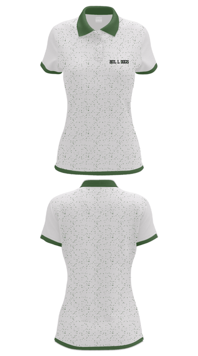 Bulldogs 76397224 Women's Short Sleeve Performance Polo  - 33