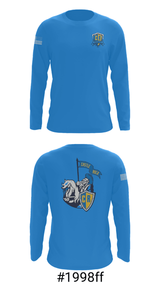 Long Sleeve Performance Shirt, Castle Rock Elementary, Spirit Store, Teamtime, Team time, sublimation, custom sports apparel, team uniforms, spirit wear, spiritwear, sports uniforms, custom shirts, team store, custom team store, fundraiser sports, apparel fundraiser