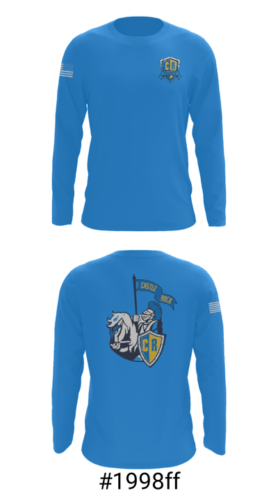 Castle Rock Elementary 34121157 Long Sleeve Performance Shirt - 18