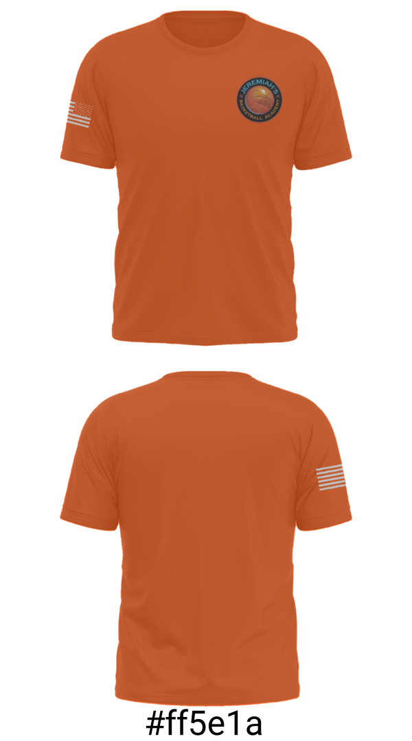 Short Sleeve Performance Shirt, Jeremiah’s Basketball Academy, Men's Basketball, Teamtime, Team time, sublimation, custom sports apparel, team uniforms, spirit wear, spiritwear, sports uniforms, custom shirts, team store, custom team store, fundraiser sports, apparel fundraiser