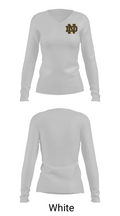 Notre Dame Catholic High School 61368893 Women's Long Sleeve V-neck Shirt - 6