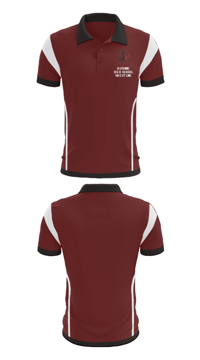 Bayonne High School Wrestling 48956156 Short Sleeve Performance Polo - 34