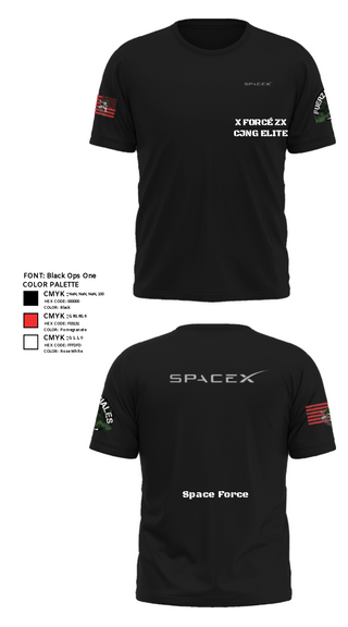 Short Sleeve Performance Shirt, X FORCÉ ZX CJNG ELITE, Space Force, Teamtime, Team time, sublimation, custom sports apparel, team uniforms, spirit wear, spiritwear, sports uniforms, custom shirts, team store, custom team store, fundraiser sports, apparel fundraiser