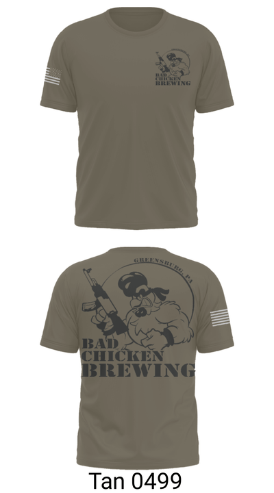 Bad Chicken Brewing 42843068 Short Sleeve Performance Shirt - 38