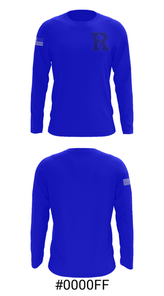 Long Sleeve Performance Shirt, Rice Intermediate/Middle School, Spirit Store, Teamtime, Team time, sublimation, custom sports apparel, team uniforms, spirit wear, spiritwear, sports uniforms, custom shirts, team store, custom team store, fundraiser sports, apparel fundraiser