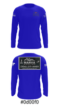 Marva Roofing 1081209 Long Sleeve Performance Shirt - 18