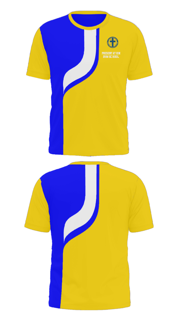 Short Sleeve Performance Shirt, Presentation Bvm School, Spirit Store, Teamtime, Team time, sublimation, custom sports apparel, team uniforms, spirit wear, spiritwear, sports uniforms, custom shirts, team store, custom team store, fundraiser sports, apparel fundraiser