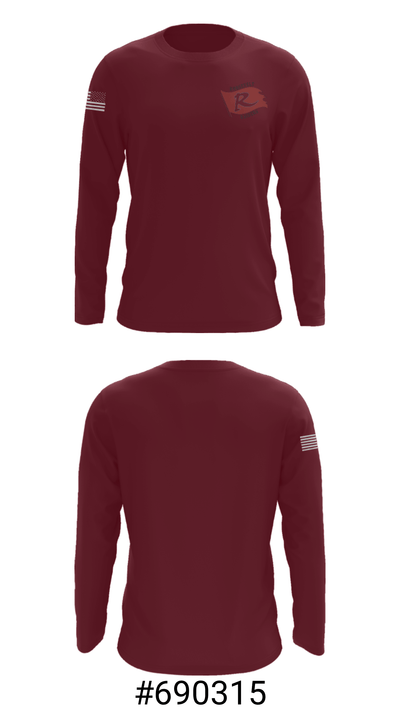 Roosevelt Elementary School 94672015 Long Sleeve Performance Shirt - 18