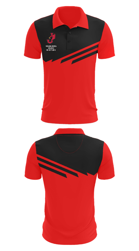 Short Sleeve Performance Polo, William Jewell College Wrestling, Wrestling, Teamtime, Team time, sublimation, custom sports apparel, team uniforms, spirit wear, spiritwear, sports uniforms, custom shirts, team store, custom team store, fundraiser sports, apparel fundraiser