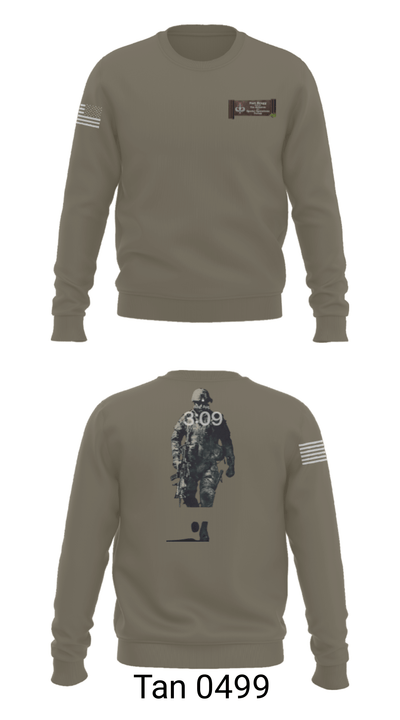 3rd SF Group 78049709 Crew Neck Sweatshirt - 34