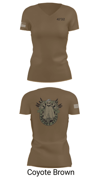Women's Short Sleeve Vneck Shirt, , Army, Teamtime, Team time, sublimation, custom sports apparel, team uniforms, spirit wear, spiritwear, sports uniforms, custom shirts, team store, custom team store, fundraiser sports, apparel fundraiser
