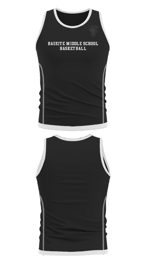 Tank Top, Bauxite Middle School Basketball, Men's Basketball, Teamtime, Team time, sublimation, custom sports apparel, team uniforms, spirit wear, spiritwear, sports uniforms, custom shirts, team store, custom team store, fundraiser sports, apparel fundraiser