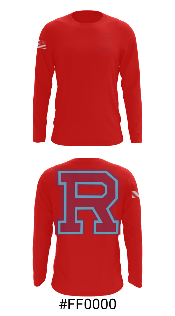Long Sleeve Performance Shirt, Ralston High School Wrestling, Wrestling, Teamtime, Team time, sublimation, custom sports apparel, team uniforms, spirit wear, spiritwear, sports uniforms, custom shirts, team store, custom team store, fundraiser sports, apparel fundraiser