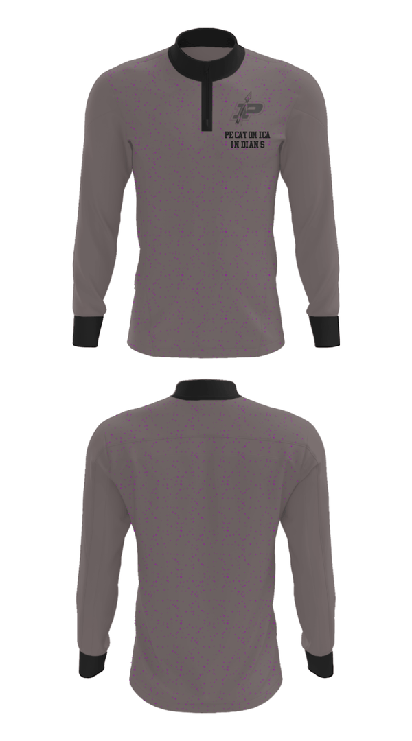 Quarter Zip Jacket, Pecatonica Indians, Men's Basketball, Teamtime, Team time, sublimation, custom sports apparel, team uniforms, spirit wear, spiritwear, sports uniforms, custom shirts, team store, custom team store, fundraiser sports, apparel fundraiser