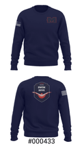 Manvel High School Swimming 12453838 Crew Neck Sweatshirt - 16