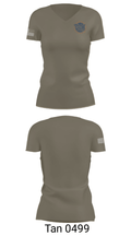 59th Quartermaster 16282203 Women's Short Sleeve V-neck Shirt - 36