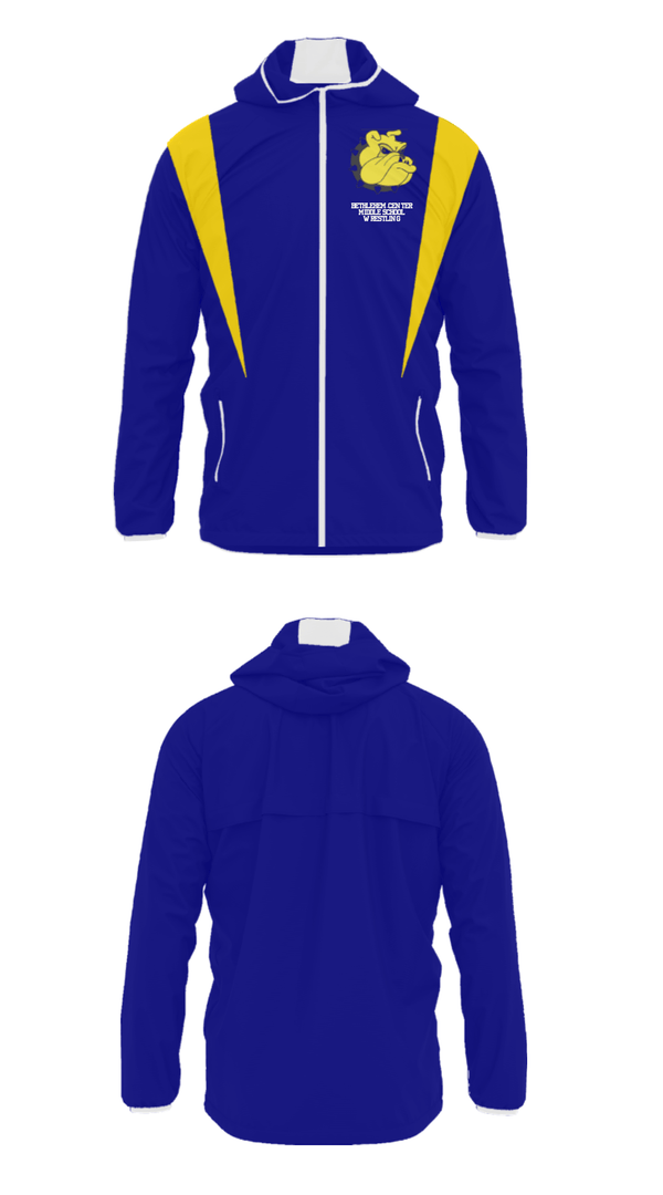 Windbreaker, Bethlehem-Center Middle School Wrestling, Wrestling, Teamtime, Team time, sublimation, custom sports apparel, team uniforms, spirit wear, spiritwear, sports uniforms, custom shirts, team store, custom team store, fundraiser sports, apparel fundraiser