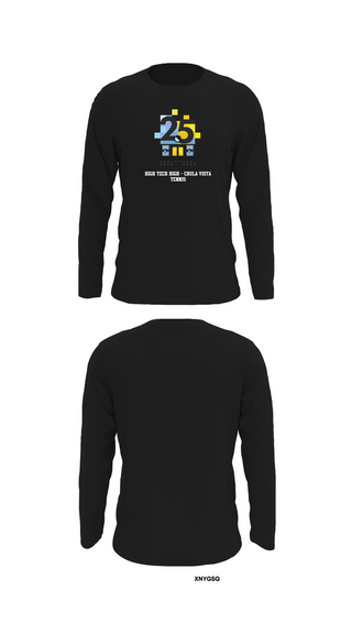 Long Sleeve Performance Shirt, High Tech High - Chula Vista Tennis, Tennis, Teamtime, Team time, sublimation, custom sports apparel, team uniforms, spirit wear, spiritwear, sports uniforms, custom shirts, team store, custom team store, fundraiser sports, apparel fundraiser
