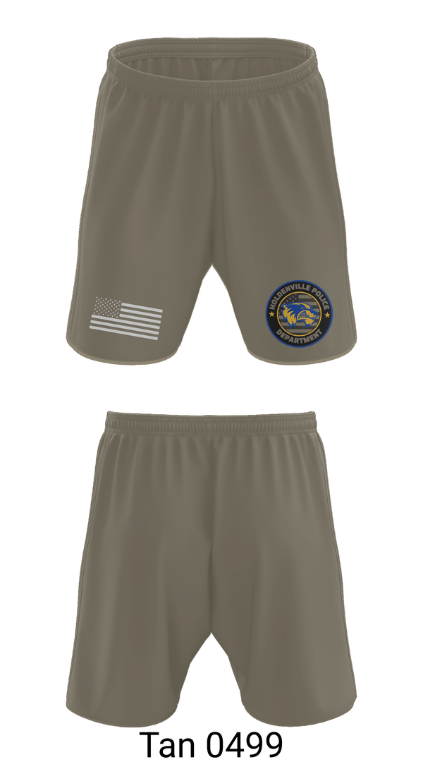 Athletic Shorts With Pockets, Holdenville PD, Police, Teamtime, Team time, sublimation, custom sports apparel, team uniforms, spirit wear, spiritwear, sports uniforms, custom shirts, team store, custom team store, fundraiser sports, apparel fundraiser