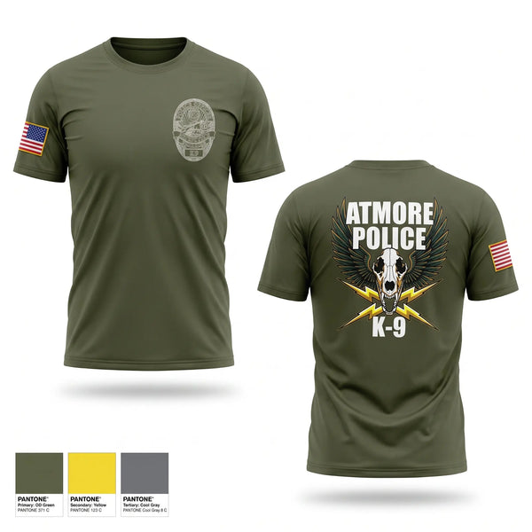 Short Sleeve Performance Shirt, Atmore K9, Police, Teamtime, Team time, sublimation, custom sports apparel, team uniforms, spirit wear, spiritwear, sports uniforms, custom shirts, team store, custom team store, fundraiser sports, apparel fundraiser
