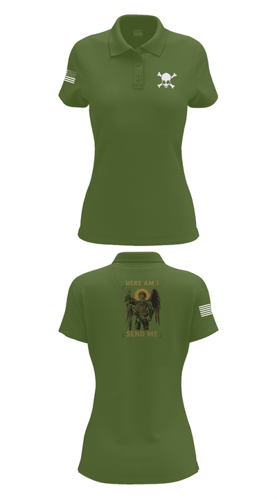 Charlie Co. 45847534 Women's Short Sleeve Performance Polo  - 55