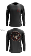 1st Battalion 2nd Marines Charlie Co Veteran 59013691 Long Sleeve Performance Shirt 1