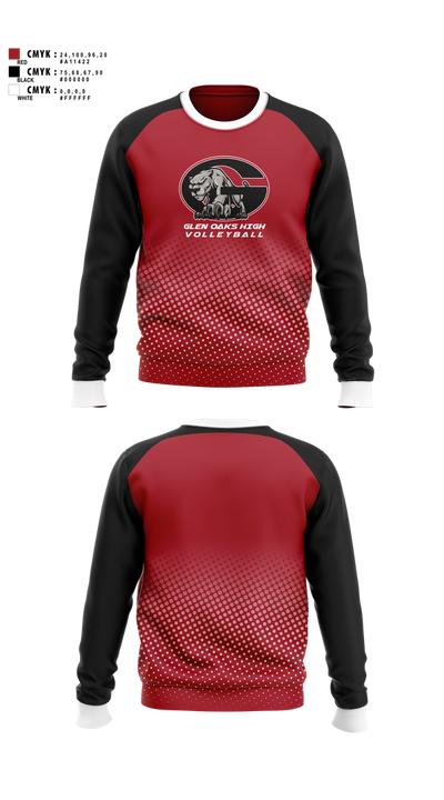 Glen Oaks High Crew Neck Sweatshirt - 1