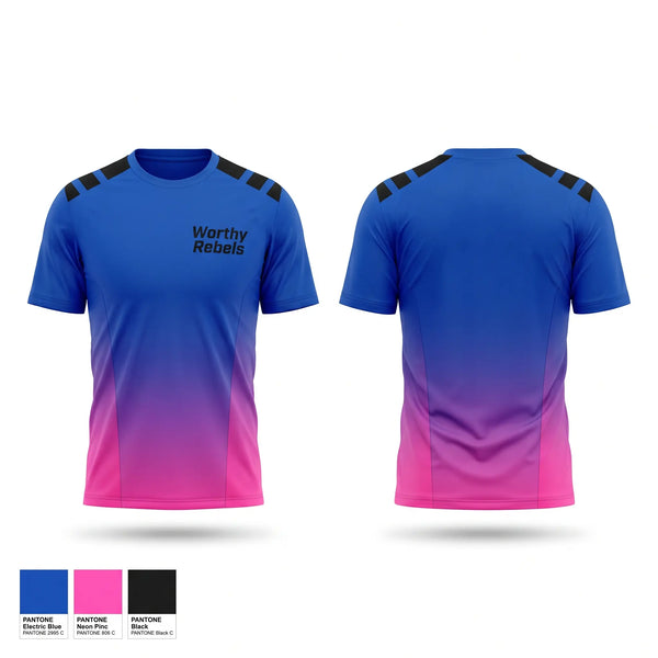 Short Sleeve Performance Shirt, Worthy Rebels, Softball, Teamtime, Team time, sublimation, custom sports apparel, team uniforms, spirit wear, spiritwear, sports uniforms, custom shirts, team store, custom team store, fundraiser sports, apparel fundraiser