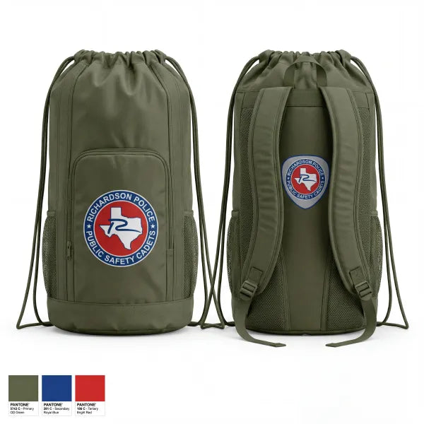 Gear Bag, Richardson Police Cadets, Police, Teamtime, Team time, sublimation, custom sports apparel, team uniforms, spirit wear, spiritwear, sports uniforms, custom shirts, team store, custom team store, fundraiser sports, apparel fundraiser