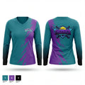 Hocking Valley Thunder 51660259 Women's Long Sleeve V-neck Shirt - 1