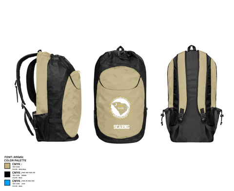 Gear Bag, Scarng, National Guard, Teamtime, Team time, sublimation, custom sports apparel, team uniforms, spirit wear, spiritwear, sports uniforms, custom shirts, team store, custom team store, fundraiser sports, apparel fundraiser