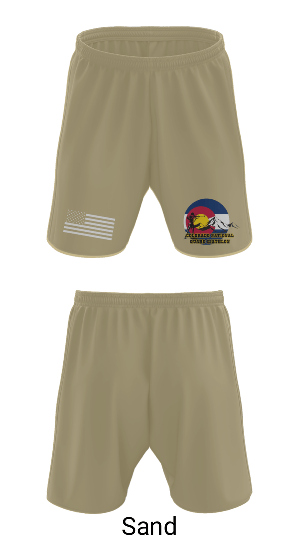Athletic Shorts With Pockets, Colorado National Guard Biathlon Team, National Guard, Teamtime, Team time, sublimation, custom sports apparel, team uniforms, spirit wear, spiritwear, sports uniforms, custom shirts, team store, custom team store, fundraiser sports, apparel fundraiser
