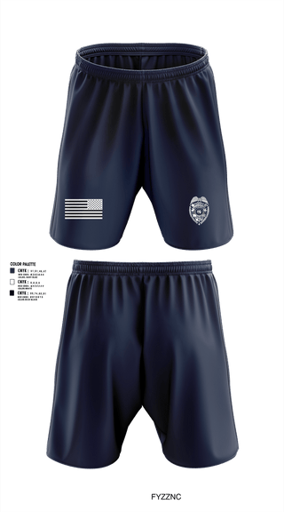 Athletic Shorts With Pockets, Davenport Police Department, Police, Teamtime, Team time, sublimation, custom sports apparel, team uniforms, spirit wear, spiritwear, sports uniforms, custom shirts, team store, custom team store, fundraiser sports, apparel fundraiser