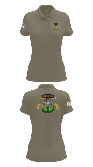 Womens Short Sleeve Performance Polo, 16th Military Police Brigade, , Teamtime, Team time, sublimation, custom sports apparel, team uniforms, spirit wear, spiritwear, sports uniforms, custom shirts, team store, custom team store, fundraiser sports, apparel fundraiser