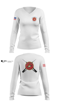 Ruskin Highschool MCJROTC drill team 60499164 Women's Long Sleeve V-neck Shirt - 5